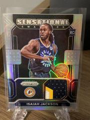 Isaiah Jackson [Prime] Basketball Cards 2021 Panini Prizm Sensational Swatches Prices