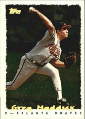 Greg Maddux #158 Baseball Cards 1995 Topps Cyberstats Prices