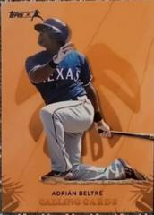Adrian Beltre [Orange] #9 Baseball Cards 2022 Topps X Juan Soto Prices