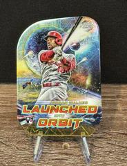 Jordan Walker [Gold Interstellar] Baseball Cards 2023 Topps Cosmic Chrome Launched Into Orbit Prices