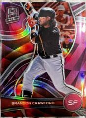 Brandon Crawford [Neon Pink] #18 Baseball Cards 2022 Panini Chronicles Spectra Prices