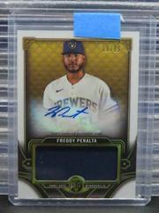 Freddy Peralta Baseball Cards 2022 Topps Triple Threads Single Jumbo Relics Autographs Prices