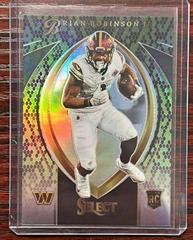 Brian Robinson Jr. [Green Black Snakeskin] #SCR-22 Football Cards 2022 Panini Select Certified Rookies Prices