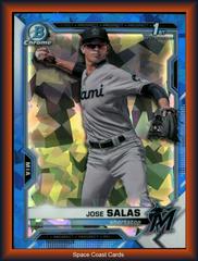 Jose Salas Baseball Cards 2021 Bowman Sapphire Prices