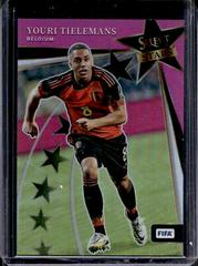 Youri Tielemans [Pink] Soccer Cards 2022 Panini Select FIFA Stars Prices