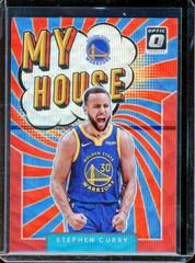 Stephen Curry [Red Wave] #3 Basketball Cards 2021 Panini Donruss Optic My House Prices