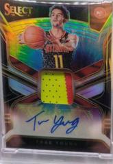 Trae Young [Tie Dye] Basketball Cards 2018 Panini Select Rookie Jersey Autographs Prices