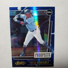 Julio Rodriguez [Spectrum Blue] #P-6 Baseball Cards 2021 Panini Absolute Prospects Prices