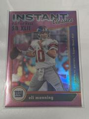 Eli Manning [Purple] #IC-2 Football Cards 2022 Panini Classics Instant Prices