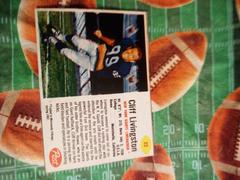 Cliff Livingston [Hand Cut] #22 Football Cards 1962 Post Cereal Prices