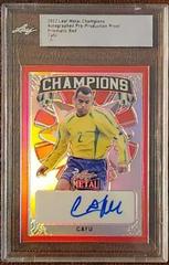 Cafu [Prismatic Red] #C-C1 Soccer Cards 2022 Leaf Metal Champions Autographs Prices