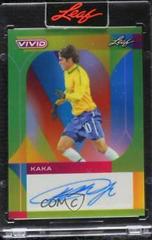 Kaka [Green] Soccer Cards 2022 Leaf Vivid Autographs Prices