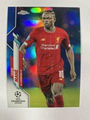 Sadio Mane [Blue Bubbles Refractor] #90 Soccer Cards 2019 Topps Chrome UEFA Champions League Prices