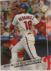 Cesar Hernandez #28 Baseball Cards 2017 Topps Now Prices