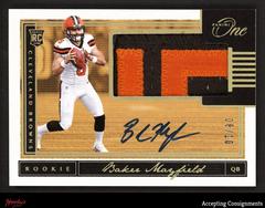 Baker Mayfield [Patch Autograph Gold] #2 Football Cards 2018 Panini One Prices