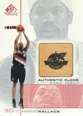 Rasheed Wallace Basketball Cards 2000 SP Game Floor Authentic Floor Prices