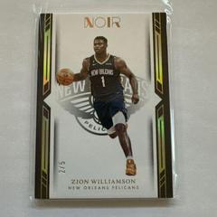 Zion Williamson [Holo Gold] Basketball Cards 2022 Panini Noir Prices