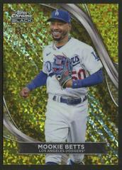 Mookie Betts [Gold Mini-Diamond Refractor] #1 Baseball Cards 2024 Topps Chrome Black Prices