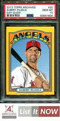 Albert Pujols [Day Glow] #20 Baseball Cards 2013 Topps Archives Prices