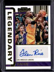 Glen Rice [Gold] #LC-GRC Basketball Cards 2022 Panini Contenders Legendary Autographs Prices
