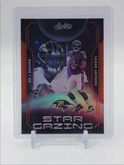Lamar Jackson [Spectrum Orange] #SG-4 Football Cards 2023 Panini Absolute Star Gazing Prices