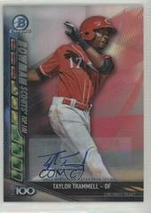 Taylor Trammell [Autograph] Baseball Cards 2017 Bowman Chrome Scouts' Updates Prices
