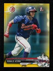 Ronald Acuna [Yellow] #BP127 Baseball Cards 2017 Bowman Prospects Prices