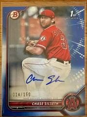 Chase Silseth [Blue] #PPA-CS Baseball Cards 2022 Bowman Paper Prospect Autographs Prices