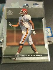 Derrick Alexander Football Cards 1998 SP Authentic Prices