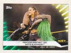 Mercedes Martinez def. Shotzi Blackheart [Green] #51 Wrestling Cards 2021 Topps WWE Women's Division Prices