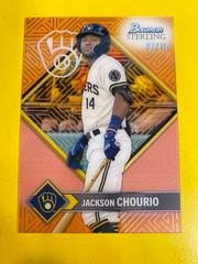 Jackson Chourio [Rose Gold] #ST-14 Baseball Cards 2023 Bowman Sterling Tek Prices