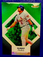 Albert Pujols [Green Refractor] #75 Baseball Cards 2006 Finest Prices