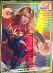 Captain Marvel [Yellow Spotlight] #15 Marvel 2023 Upper Deck Platinum Prices