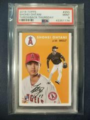 Shohei Ohtani #250 Baseball Cards 2018 Topps Throwback Thursday Prices
