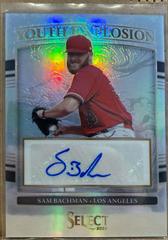 Sam Bachman [Holo] Baseball Cards 2022 Panini Select Youth Explosion Signatures Prices