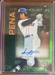 Jeremy Pena [Autograph Green] #TOP-52 Baseball Cards 2020 Bowman Platinum Top Prospects Prices