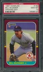 Bill Buckner #183 Baseball Cards 1987 Donruss Opening Day Prices