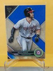 Bryce Harper [Sapphire] #1 Baseball Cards 2017 Topps Triple Threads Prices