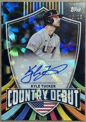 Kyle Tucker [Black Difractor] #CDA-KT Baseball Cards 2023 Topps World Classic Country Debut Autographs Prices