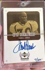 Terrell Davis [Gold] Football Cards 1999 Upper Deck Century Legends Epic Signatures Prices