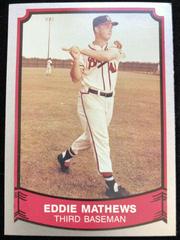 Eddie Mathews Baseball Cards 1989 Pacific Legends Prices