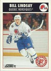 Bill Lindsay #463 Hockey Cards 1992 Score Prices