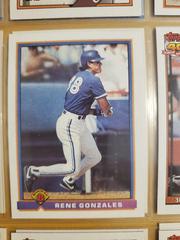 Rene Gonzales #25 Baseball Cards 1991 Bowman Prices