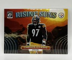Cameron Heyward [Black Pandora] #RS-6 Football Cards 2022 Panini Donruss Optic Rising Suns Prices