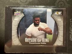 Powerhouse Hobbs [Silver] Wrestling Cards 2022 Upper Deck AEW Outside the Ring Prices