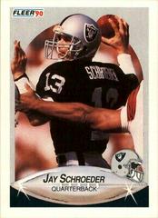 Jay Schroeder Football Cards 1990 Fleer Prices