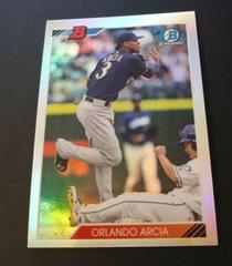 Orlando Arcia #92B-OA Baseball Cards 2017 Bowman 1992 Chrome Prices
