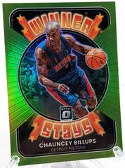 Chauncey Billups [Lime Green] Basketball Cards 2021 Panini Donruss Optic Winner Stays Prices