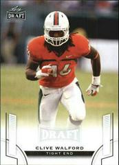Clive Walford #13 Football Cards 2015 Leaf Draft Prices
