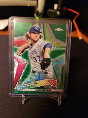 Jackson Kowar [Green] #FS-3 Baseball Cards 2022 Topps Chrome Logofractor Future Stars Prices